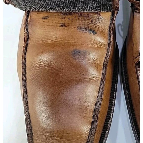 Allen Edmonds Alton Men’s 13 D Brown Slip On Kiltie Loafers Shoes Fringe USA - Picture 16 of 16